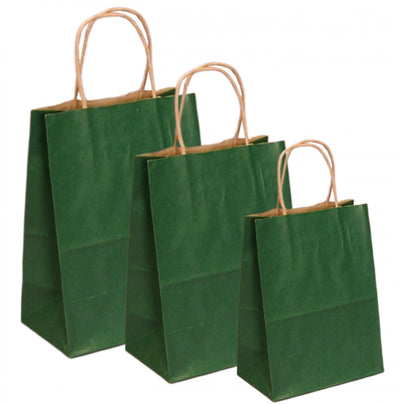 Pungi Hartie 32X12X41Cm Verde Inchis