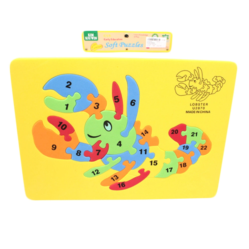 Puzzle EVA, incastru, Rac