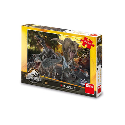 Puzzle 300 Piese, Jurasic World - Dino Toys