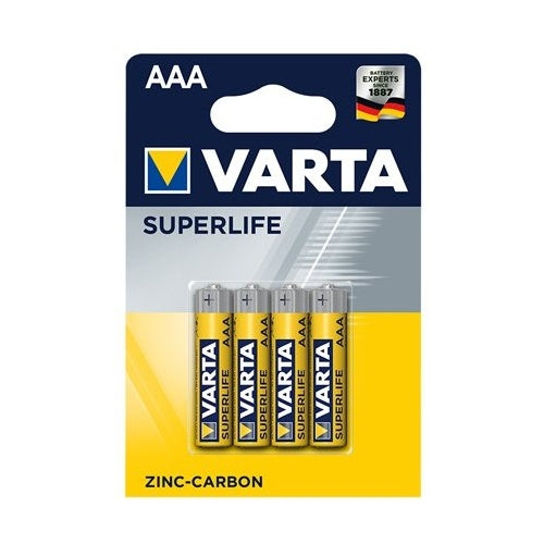 Baterii ZincCarbon Varta SUPERLIFE AA R6 blister 4 buc