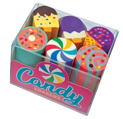 Radiera Color S-Cool, Model Dulciuri, 6 Buc/Cutie Pvc