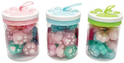 Radiera Color S-Cool, Model Labute Pisica, 18 Buc/Borcan, Diverse Modele