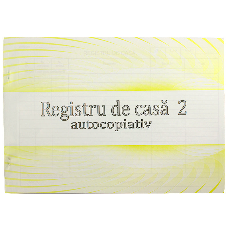Registru Casa A4 Autocopiativ 2Ex