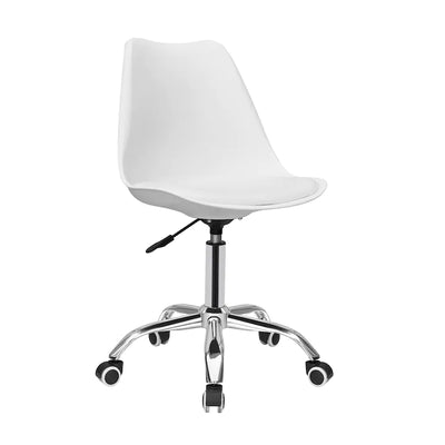 Scaun de birou Siena poliuretan Alb