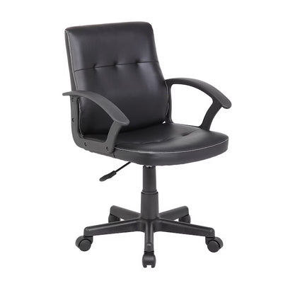 Scaun de birou Thomas piele negru