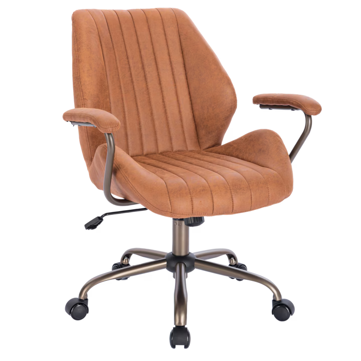 Scaun de birou Quito, piele ecologica,Maro