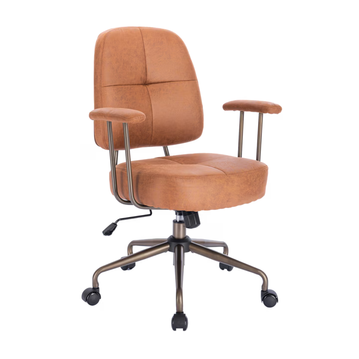 Scaun de birou Delhi, piele ecologica, Maro