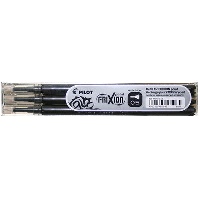 Set 3*Rezerva Roller Cerneala 0.5Mm Frixion Point Pilot Negru