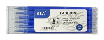 Set 6* Rezerva Roller Cerneala 0,7Mm Evoffice Albastru