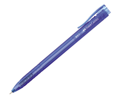 Roller 0.7Mm Semi-Gel Cu Mecanism Albastru Rx7 Faber-Castell