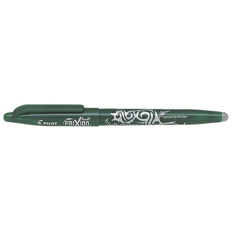 Roller gel, 0.7mm, cu radiera de stergere Frixion Ball Pilot - verde