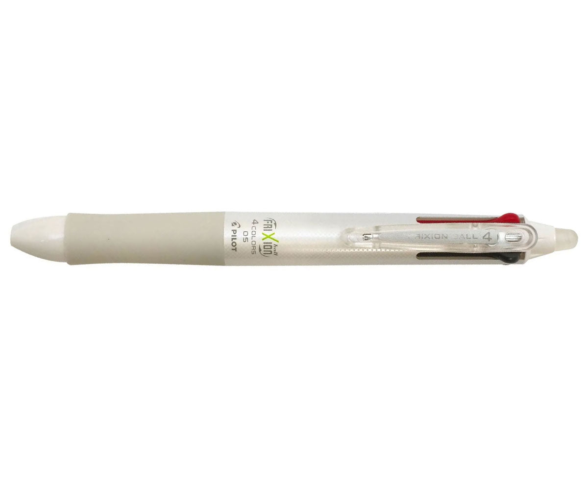 ROLLER CU MECANISM 4 CULORI 0.5MM ALB FRIXION PILOT