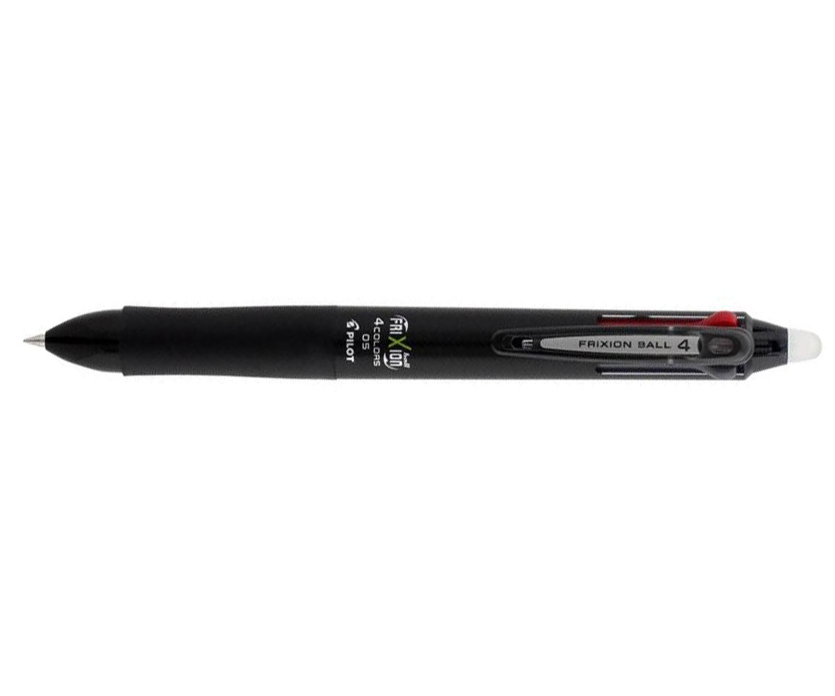 ROLLER CU MECANISM 4 CULORI 0.5MM NEGRU FRIXION PILOT