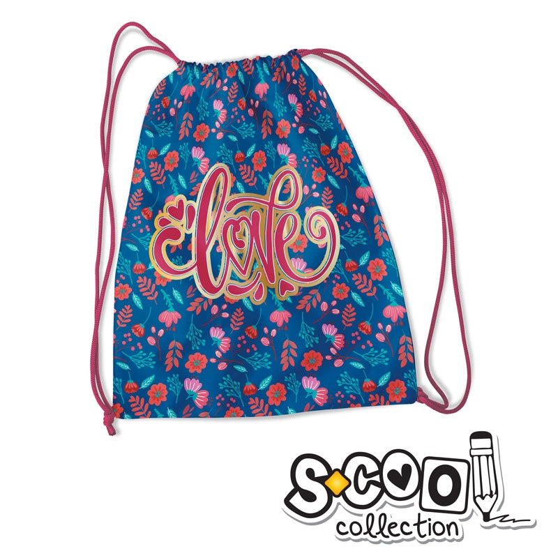 Sac sport LOVE, multicolor, 46x35.5cm - S-COOL