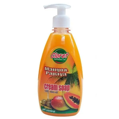 Sapun Lichid cu Pompita Cloret 500ml Mango și Papaya
