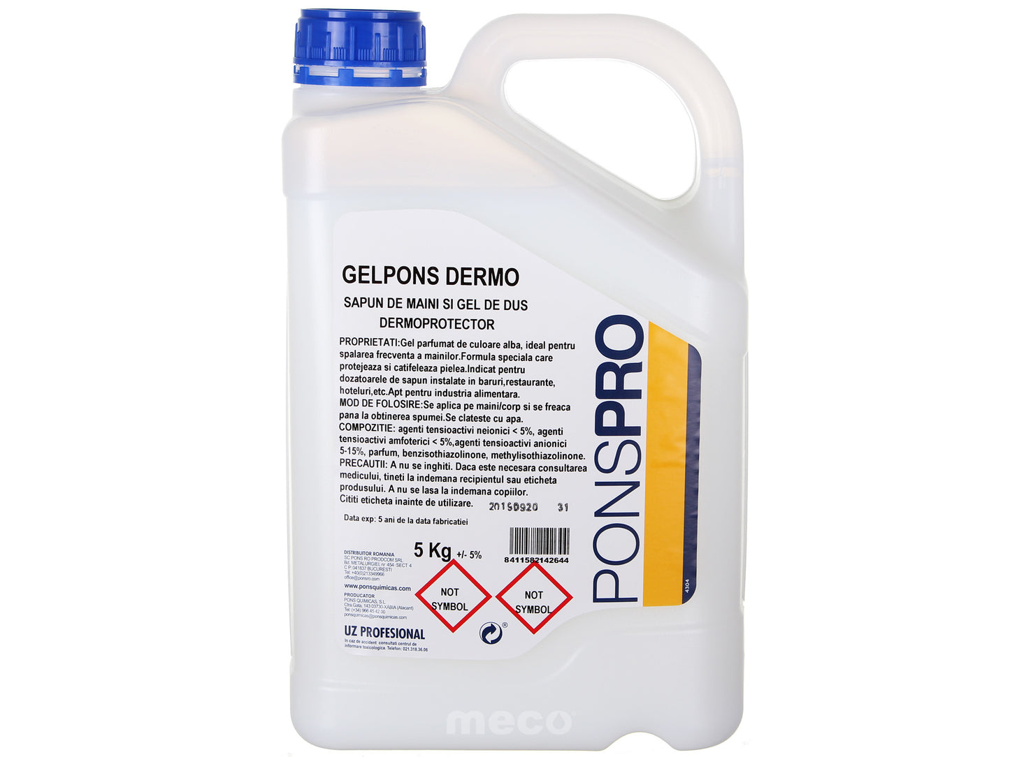 Sapun Lichid Rezerva Profesional Asevi Dermo 5L