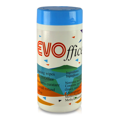 Servetele Umede 13*16 Cm Pentru Curatare Whiteboard 100/Tub Evoffice