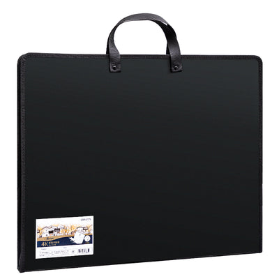Servieta Pp Pentru Portofoliu Pictura 440X350X35Mm Neagra Deli