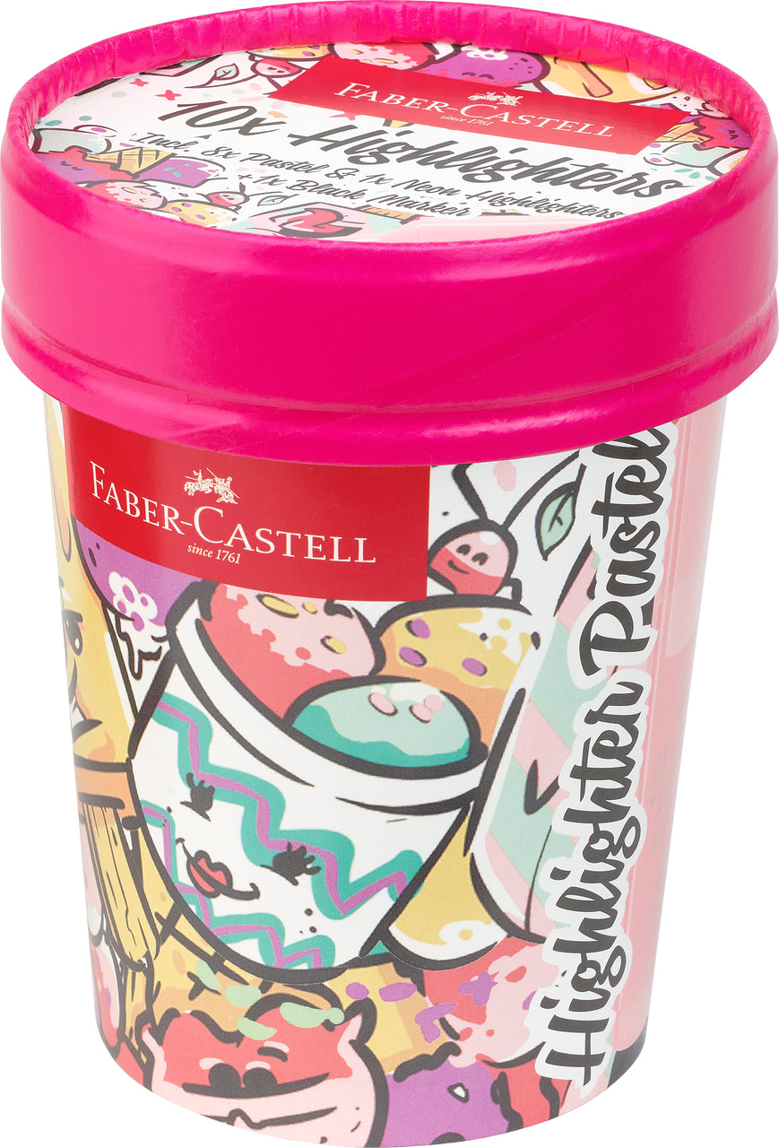 set-10-textmarkere-pastel-editie-speciala-cutie-inghetata-faber-castell
