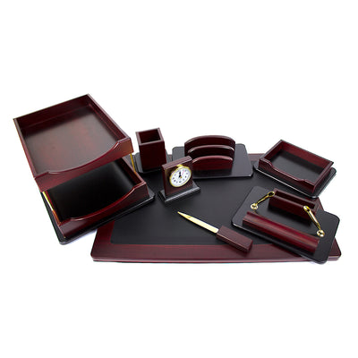 Set Birou 8 Piese Lemn Cires Evoffice