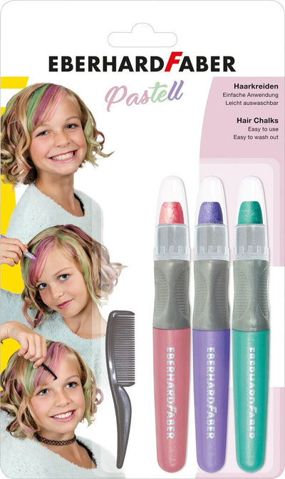 Set Colorare Par Creioane Pastel + Pieptan Eberhard Faber