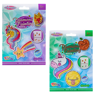 Set Creativ, Magneti Cu Diamante, 10X15 Cm