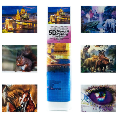 Set Creativ, Mozaic Cu Diamante, Cutie 30X40 Cm