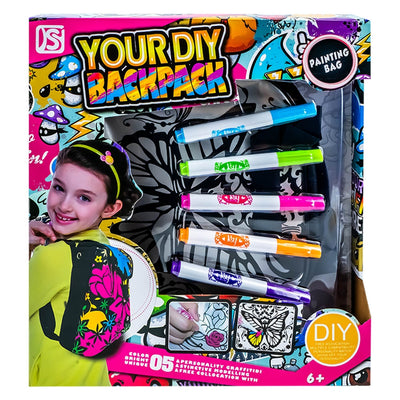 Set Creativ, Rucsac De Colorat + Carioci