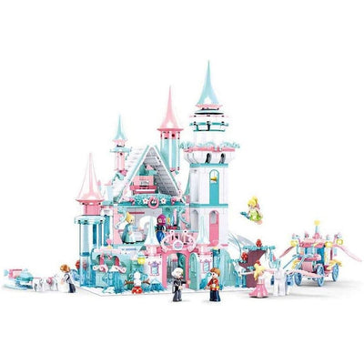Set de constructie Girl's Dream, 1324 piese, Castelul de gheata