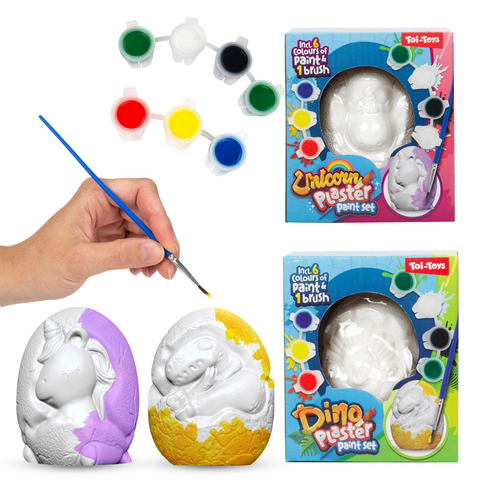 Set De Pictat, Dinozaur/Unicorn In Ou, Toi-Toys