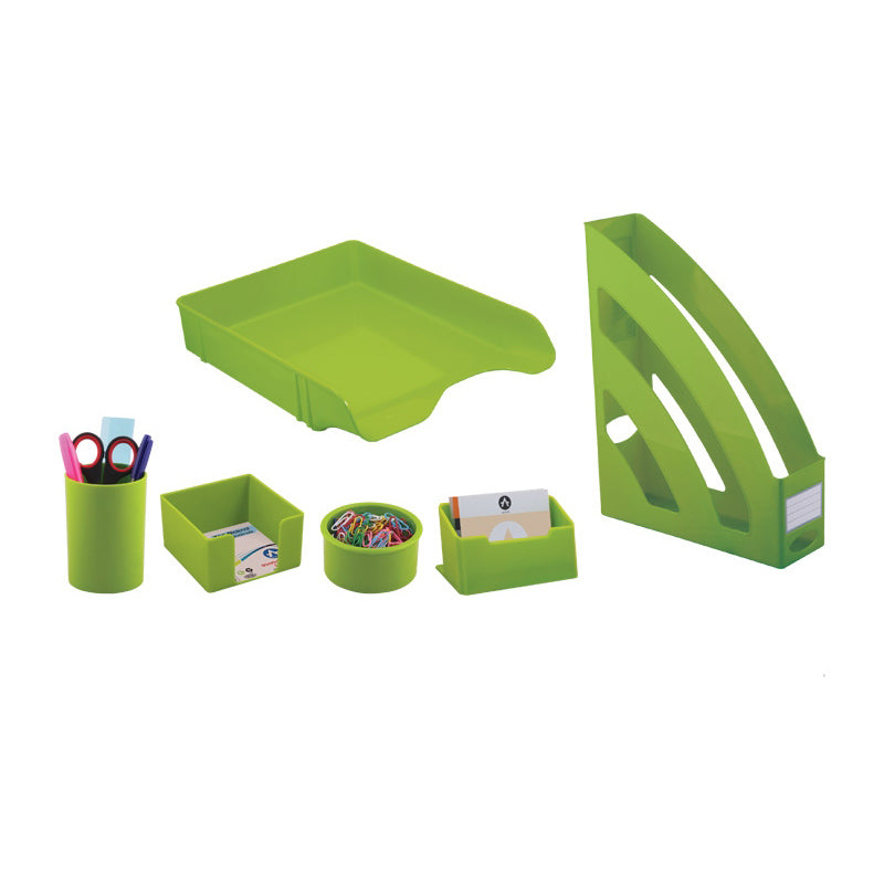 Set Plastic 6 Piese Culoare Verde Ark