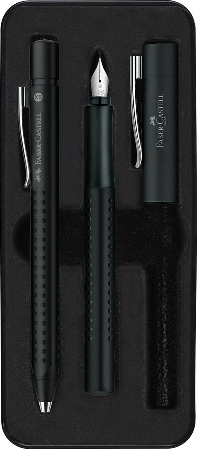 Set Stilou + Pix Grip 2011 Negru Faber-Castell