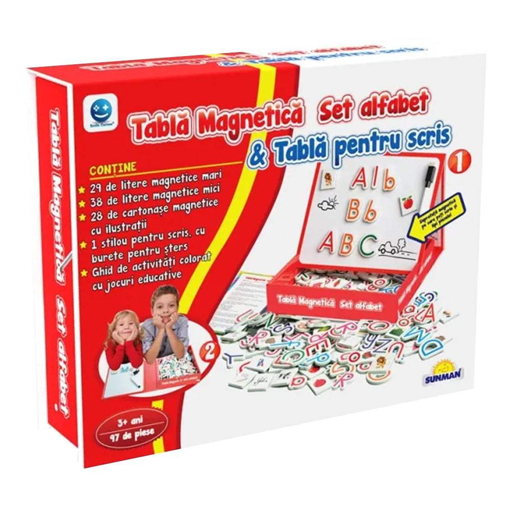 Smile Games - Joc Educativ Alfabetul Pe Tableta Magnetica
