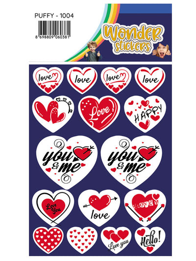 Sticker Puffy Love Series 1004 Tanex