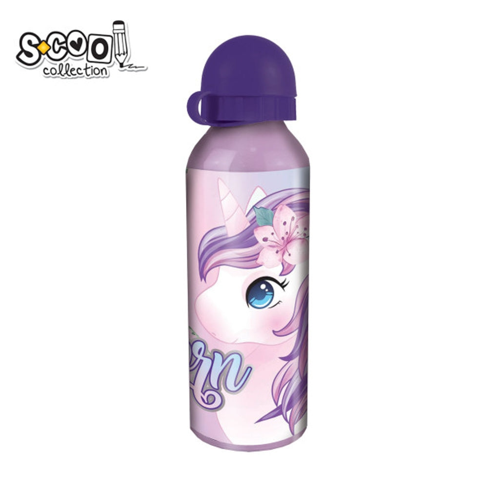 Sticla apa 500 ml, aluminiu, Unicorn, 6.3x21 cm - S-COOL