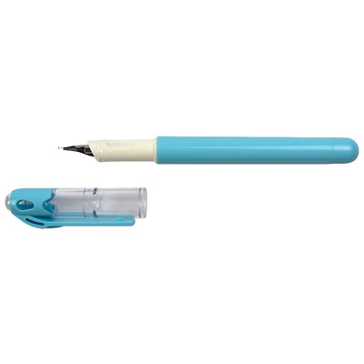 Stilou Plastic Scolar Albastru Cu Patron Ceneala Evoffice