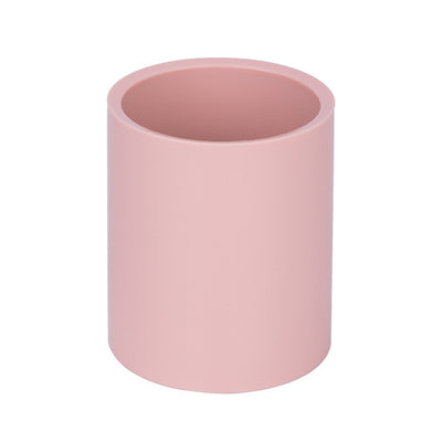 Suport pentru instrumente de scris roz din plastic Nusign Deli pentru birou și școală