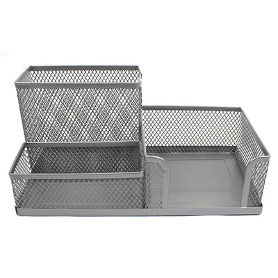 Suport Metalic 3 Compartimente Gri Evoffice