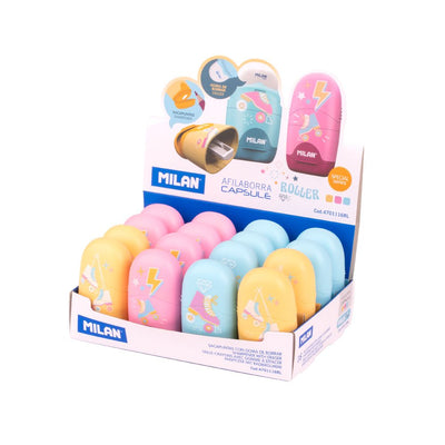 Ascutitoare Cu Radiera Roller Milan 4701116Rl