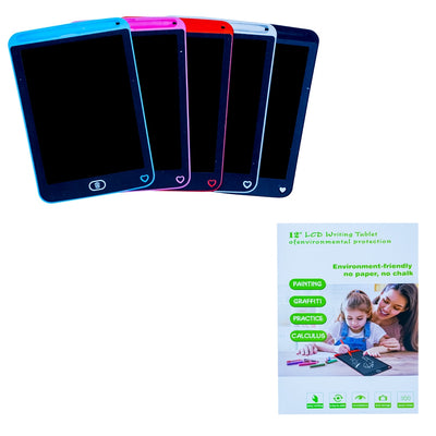 Tablita Pentru Scris, Lcd, 12 Inch, Cu Baterii, Rama Diverse Culori