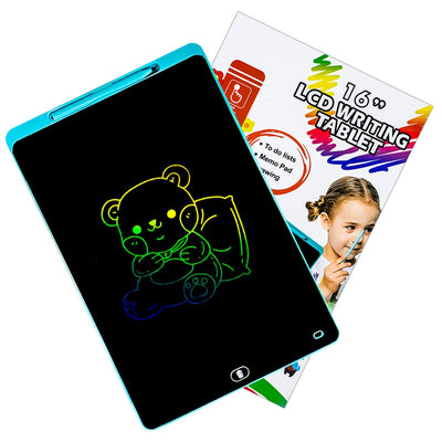 Tablita Pentru Scris, Lcd, 16 Inch, Cu Baterii, Rama Diverse Culori