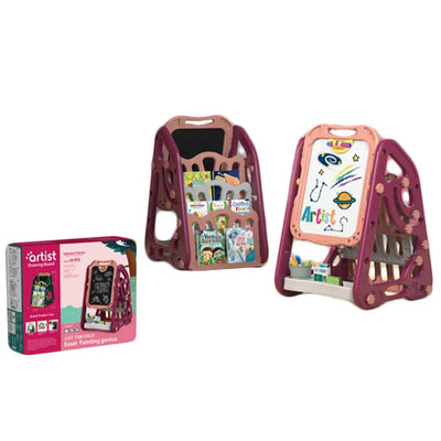 Tablita Plastic Pentru Scris/Desen Cu Suport Carti, Fete, 39.5X43.5X72 Cm