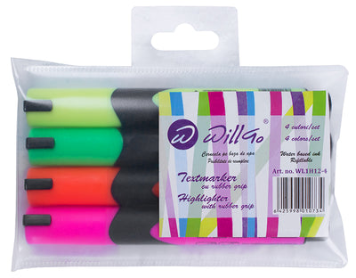 Set 4 Culori Textmarker Willgo