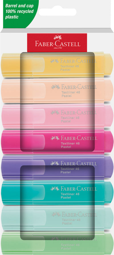 Textmarker Set 8 Pastel 1546 Cutie Carton 2024 Faber-Castell