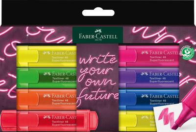 Textmarker Set 8 Superfluorescent Gen Z Cutie Carton Faber-Castell