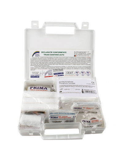 Trusa Sanitara De Prim Ajutor Auto Avizata Ms, Licenta Rar Prima