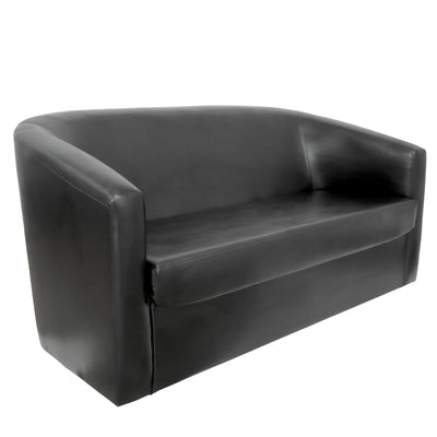 Canapea Tudor Imitatie Piele - Negru 21901