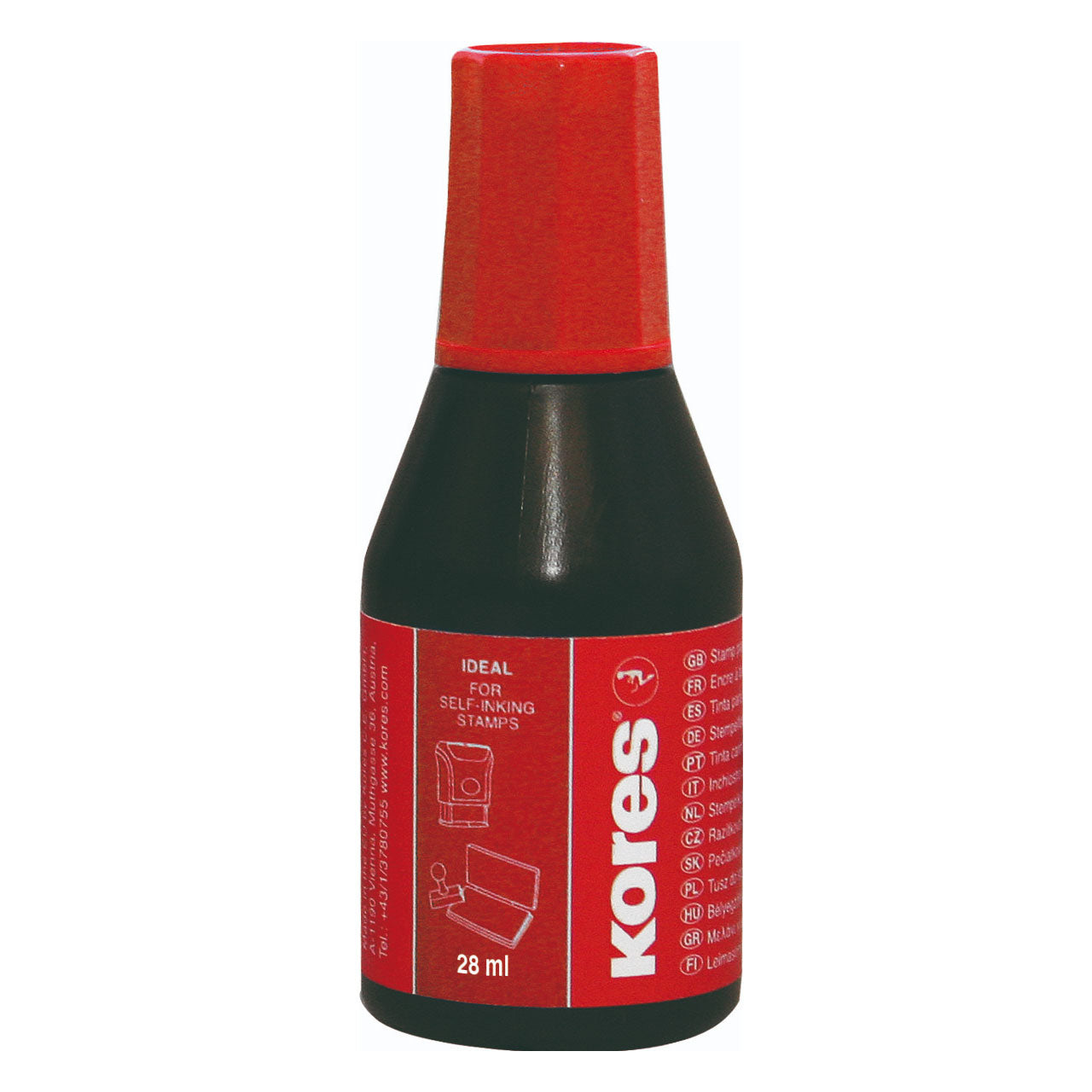 Tus Stampila Rosu 28 Ml Kores