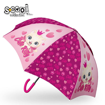 Umbrela Copii, Cute Kitty, 48.5 Cm - S-Cool