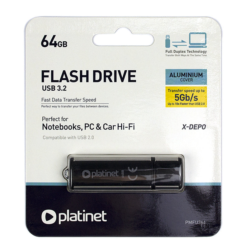 Usb 3.2 Flash Drive 64Gb Platinet